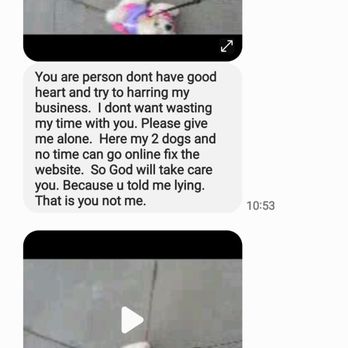 Anna Skin Care & Waxing - Seriously? she continues to text me to prove she has dogs. Pathetic - Skin Care Near Me - Campbell, California