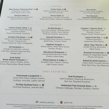 Orchids - Menu January 2024 - Breakfast & Brunch Near Me - Honolulu, Hawaii Orchids - Menu January 2024 - Breakfast & Brunch Near Me - Honolulu, Hawaii
