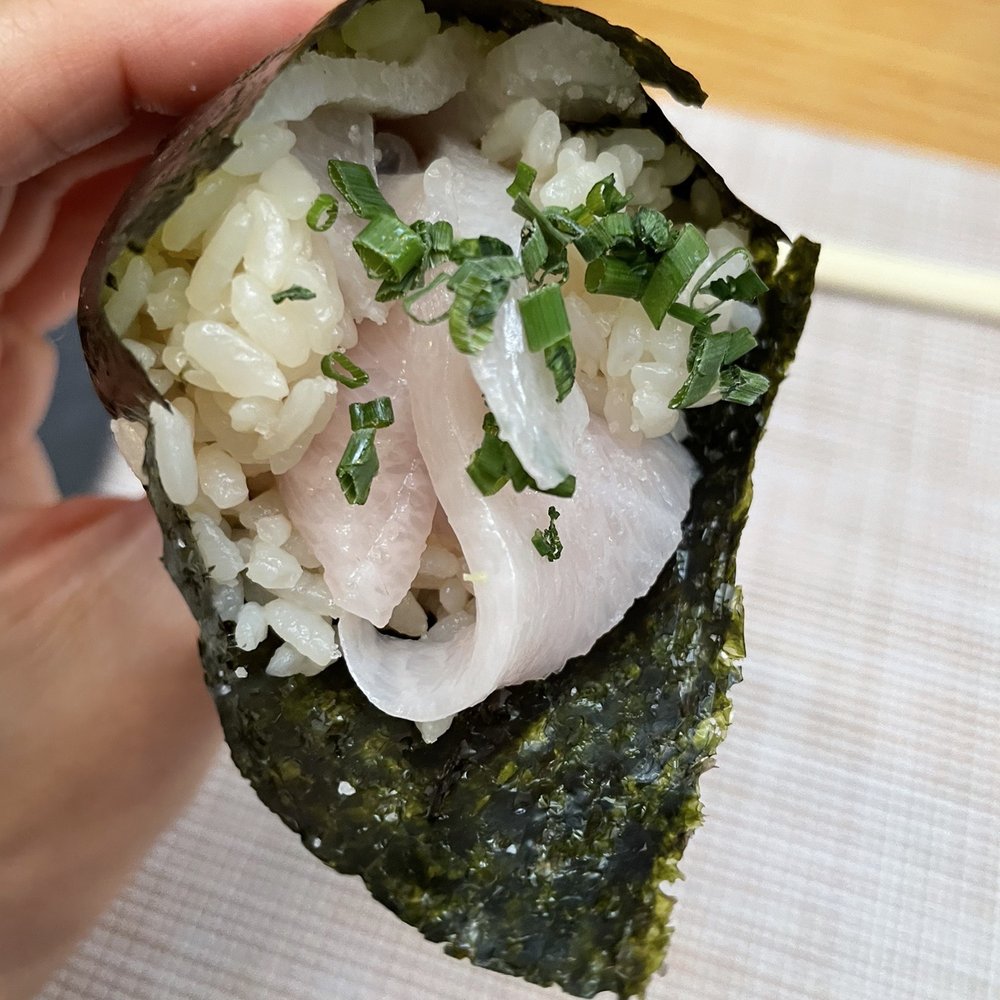Sushi Lab Rooftop - Yellowtail hand roll - Japanese Near Me - New York, New York Sushi Lab Rooftop - Yellowtail hand roll - Japanese Near Me - New York, New York