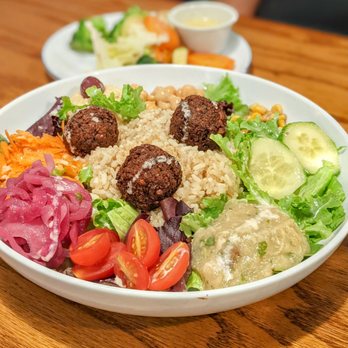 Regina's Restaurant - Regina Bowl! Ordered a side a veggies too. - Mediterranean Near Me - Silver Spring, Maryland Regina's Restaurant - Regina Bowl! Ordered a side a veggies too. - Mediterranean Near Me - Silver Spring, Maryland