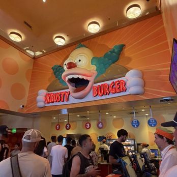 Krusty Burger - Inside - Burgers Near Me - Universal City, California Krusty Burger - Inside - Burgers Near Me - Universal City, California