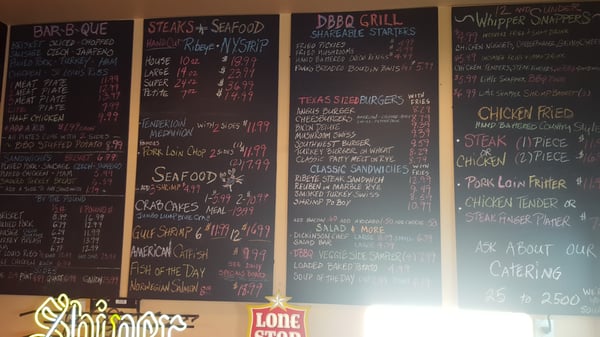 Menu photo 8 Dickinson BarBQue & Steakhouse Dickinson, TX Menu photo 8 Dickinson BarBQue & Steakhouse Dickinson, TX