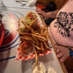 Moose's Cookhouse - Fajitas wrap