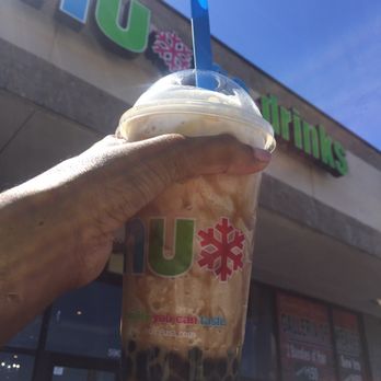 Nu Ice & Drinks - Cheers to the almond frappe!! - Desserts Near Me - Houston, Texas