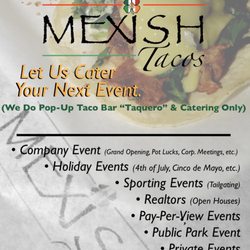 Mexish Tacos - What we do...