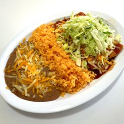 Abelardo’s Mexican Fresh - #3 Combo (Two Enchiladas, Rice & Beans)