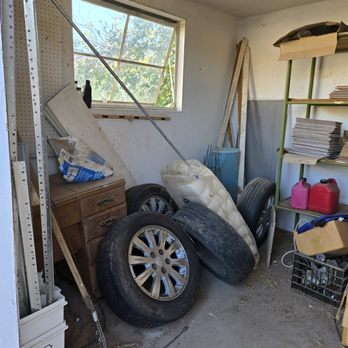 Surewin Junk Removal - Photo 1 of 13
"Garage area with stored tires and miscellaneous items prior to junk removal service in El Paso." - Junk Removal & Hauling Near Me Surewin Junk Removal - Photo 1 of 13
"Garage area with stored tires and miscellaneous items prior to junk removal service in El Paso." - Junk Removal & Hauling Near Me