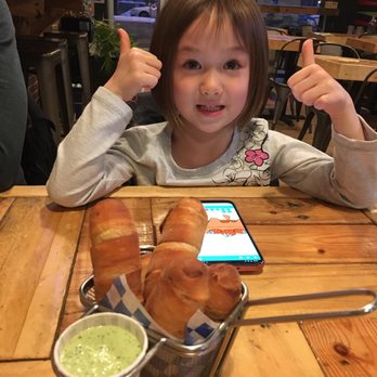 Avila Arepa - My daughter ageees. Tequenos..so amazing and the cilantro dip is pretty good too. - Venezuelan Near Me - Edmonton, Alberta Avila Arepa - My daughter ageees. Tequenos..so amazing and the cilantro dip is pretty good too. - Venezuelan Near Me - Edmonton, Alberta