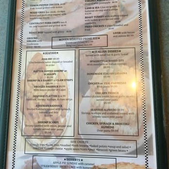 Star Diner - Menu backside page 5 - Diners Near Me - Waterloo, New York