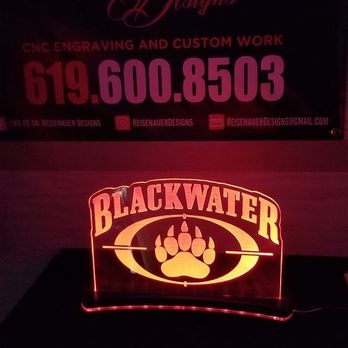 Reisenauer Designs - Custom acrylic sign (remote-control-color changing) - Engraving Near Me - San Diego, California Reisenauer Designs - Custom acrylic sign (remote-control-color changing) - Engraving Near Me - San Diego, California