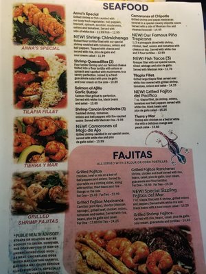 Menu photo 5 Anna's Mexican Bar and Grill Euharlee, GA Menu photo 5 Anna's Mexican Bar and Grill Euharlee, GA