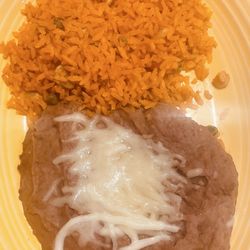 Las Piramides - Rice and Beans