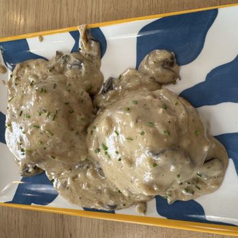 Biscuit Belly - Chesapeake - The boomer (Mushroom Gravy over two large biscuits) - Breakfast & Brunch Near Me - Chesapeake, Virginia