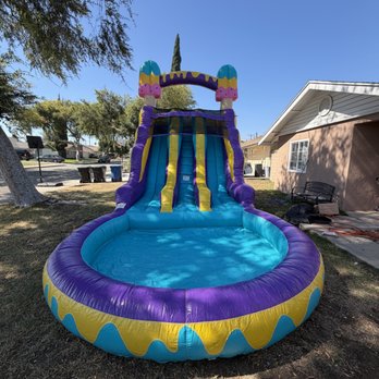 Ur Essentials Party - 16ft dual lane water slide - Bounce House Rentals Near Me Ur Essentials Party - 16ft dual lane water slide - Bounce House Rentals Near Me