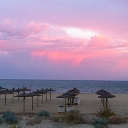 Isla Cristina Sensimar Palace & Spa - Sonnenuntergang mit etwas Bewölkung über dem Atlantik