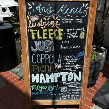 An's Dry Cleaning - Menu - Gelato Near Me - San Diego, California