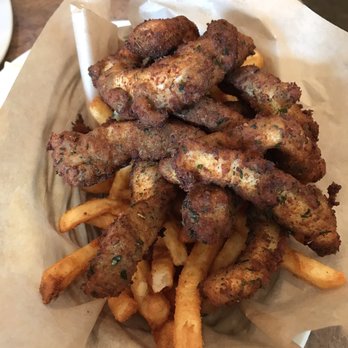 Rosine's Restaurant - Fried Calamari with fries - American Near Me - Monterey, California Rosine's Restaurant - Fried Calamari with fries - American Near Me - Monterey, California