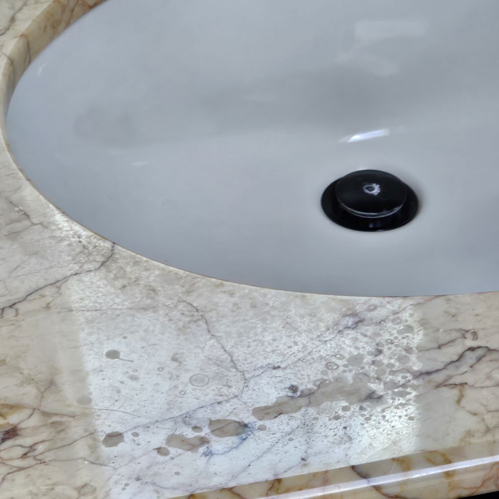 A&B Cleaning Services - Chemical etching of marble, wrong cleaner! - Home Cleaning Near Me A&B Cleaning Services - Chemical etching of marble, wrong cleaner! - Home Cleaning Near Me