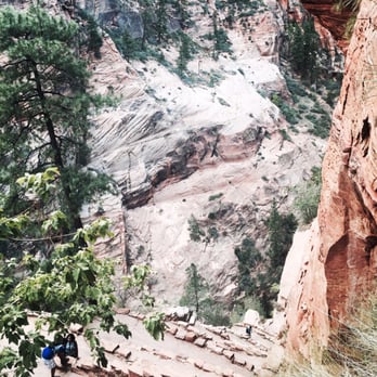 Angel's Landing - Going down is hard on the knees! - Hiking Near Me - Springdale, Utah Angel's Landing - Going down is hard on the knees! - Hiking Near Me - Springdale, Utah