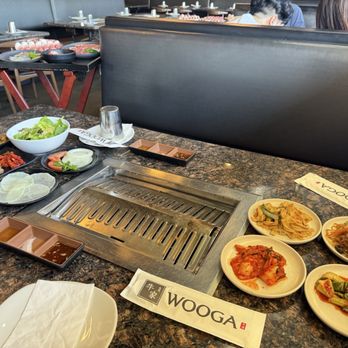 Wooga Premium Korean BBQ - Banchan - Korean Near Me - Cupertino, California