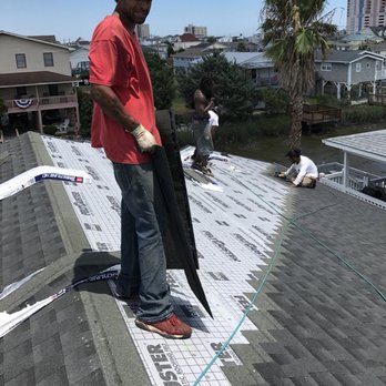 Carolina Quality Roofing - Shingle job down at the beach. Great view from up there. - Roofing Near Me - Dillon, South Carolina