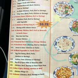 New China - Lunch menu open for take out!!
