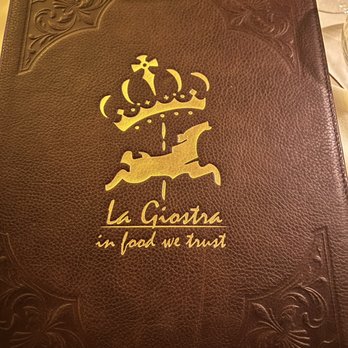 La Giostra - Menu jacket - Tuscan Near Me - Florence, FI