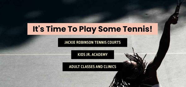 Jackie Robinson Park Playground Tennis Courts by null