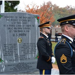 Veterans Memorial Park - Monument dedicated to 15 Passaic soldiers killed in a plane crash en route to basic military training in 1961.