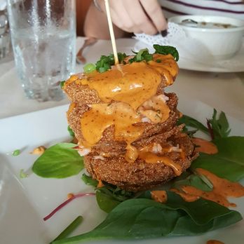 Rose Villa Southern Table & Bar - Lobster and fried green tomoto tower - Southern Near Me - Ormond Beach, Florida Rose Villa Southern Table & Bar - Lobster and fried green tomoto tower - Southern Near Me - Ormond Beach, Florida