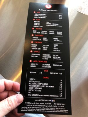 Menu photo 7 PokeHub Fairfax, VA