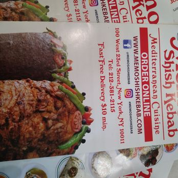 Memo Shish Kebab - Menu - Turkish Near Me - New York, New York Memo Shish Kebab - Menu - Turkish Near Me - New York, New York