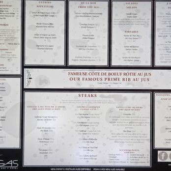 Vargas - Menu - Steakhouses Near Me - Montreal, Quebec Vargas - Menu - Steakhouses Near Me - Montreal, Quebec