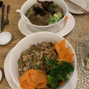 Sand Pebbles Restaurant - Dragon Noodles (top) Pork adobo (bottom) - Sushi Bars Near Me - Aurora, Ohio Sand Pebbles Restaurant - Dragon Noodles (top) Pork adobo (bottom) - Sushi Bars Near Me - Aurora, Ohio