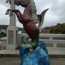 Willamette Falls Festival - RIPPLe Legacy Sculpture with Ben Dye - sadly not a permanent structure.