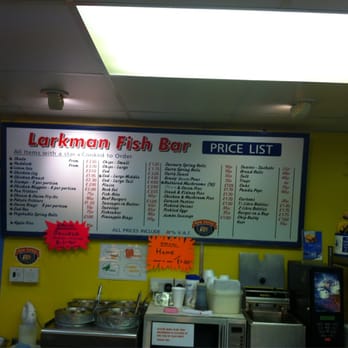Larkman Fish Bar - Menu selection - Fish & Chips Near Me - Norwich, NFK