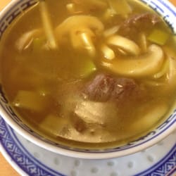 Shanghai China Schnellrestaurant - Curry Suppe