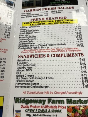 Menu photo 2 Clarence's Steak & Seafood House Ridgeway, VA Menu photo 2 Clarence's Steak & Seafood House Ridgeway, VA