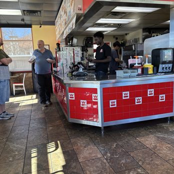 Wienerschnitzel - Counter where you place your order. - Fast Food Near Me - San Marcos, Texas