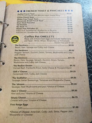 Menu photo 5 The Coffee Pot Kenosha, WI Menu photo 5 The Coffee Pot Kenosha, WI