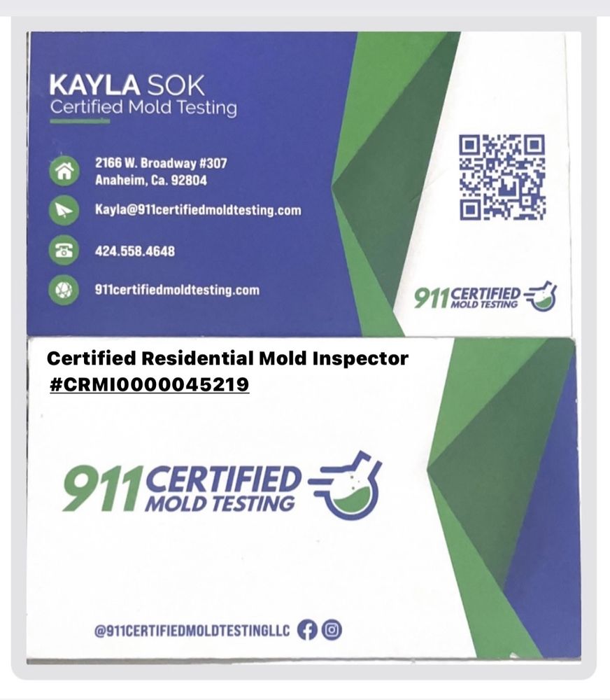 911 Certified Mold Testing - mold inspector in Anaheim, CA