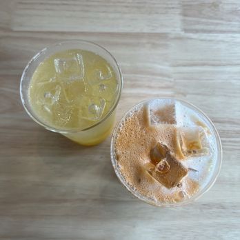 Kaleido Coffee - mango soda and thai iced tea - Coffee & Tea Near Me - Portland, Oregon
