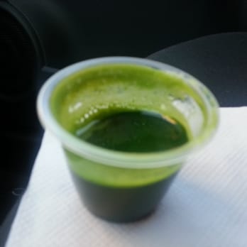 Tropical Joes Smoothies - 1oz shot of Wheat Grass....had to down a little at a time - Juice Bars & Smoothies Near Me - Douglasville, Georgia Tropical Joes Smoothies - 1oz shot of Wheat Grass....had to down a little at a time - Juice Bars & Smoothies Near Me - Douglasville, Georgia