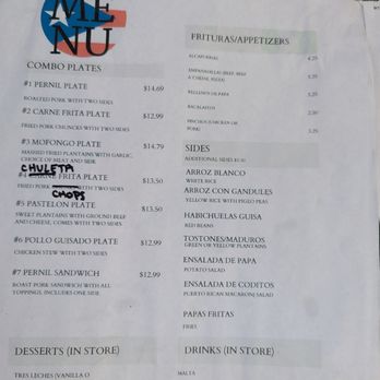 The PR Pantry - Truck menu - Convenience Stores Near Me - High Point, North Carolina