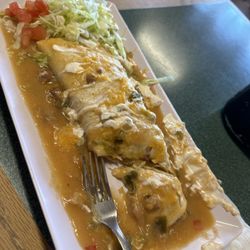 Burrito Delight - Smothered bean burrito