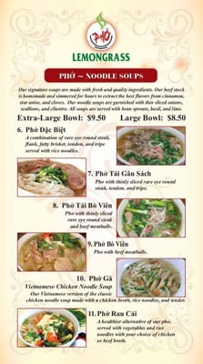 Menu photo 8 Lemongrass Leominster, MA Menu photo 8 Lemongrass Leominster, MA