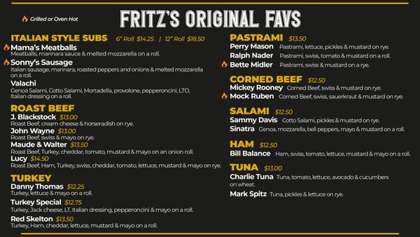 Menu photo 2 Fritzankotters Huntington Beach, CA Menu photo 2 Fritzankotters Huntington Beach, CA