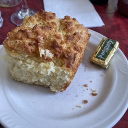 Biscuit (lil butter for size compare, similar to andes choc mint size)