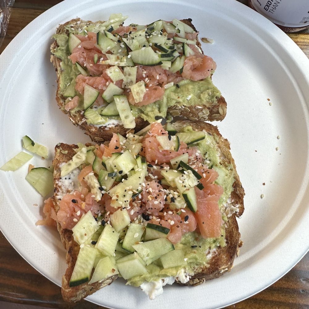 Smoked salmon avocado toast Smoked salmon avocado toast