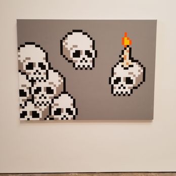 Over the Influence Gallery - "Into The White Cube" exhibit by Invader - Art Galleries Near Me - Los Angeles, California